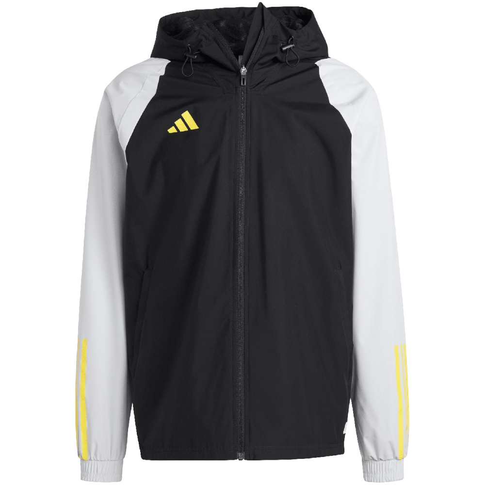 adidas Tiro 23 Competition All-Weather men's jacket black and gray IC4571