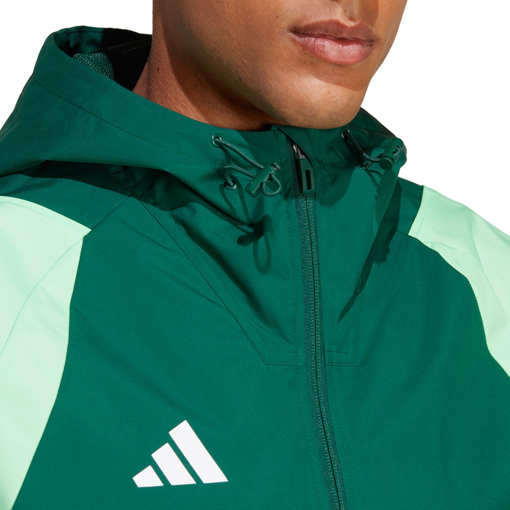 Men's adidas Tiro 23 Competition All Weather jacket green IC4570