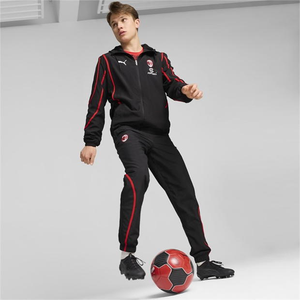 Puma AC Milan Prematch Woven Jacket 2024 2025 Adults