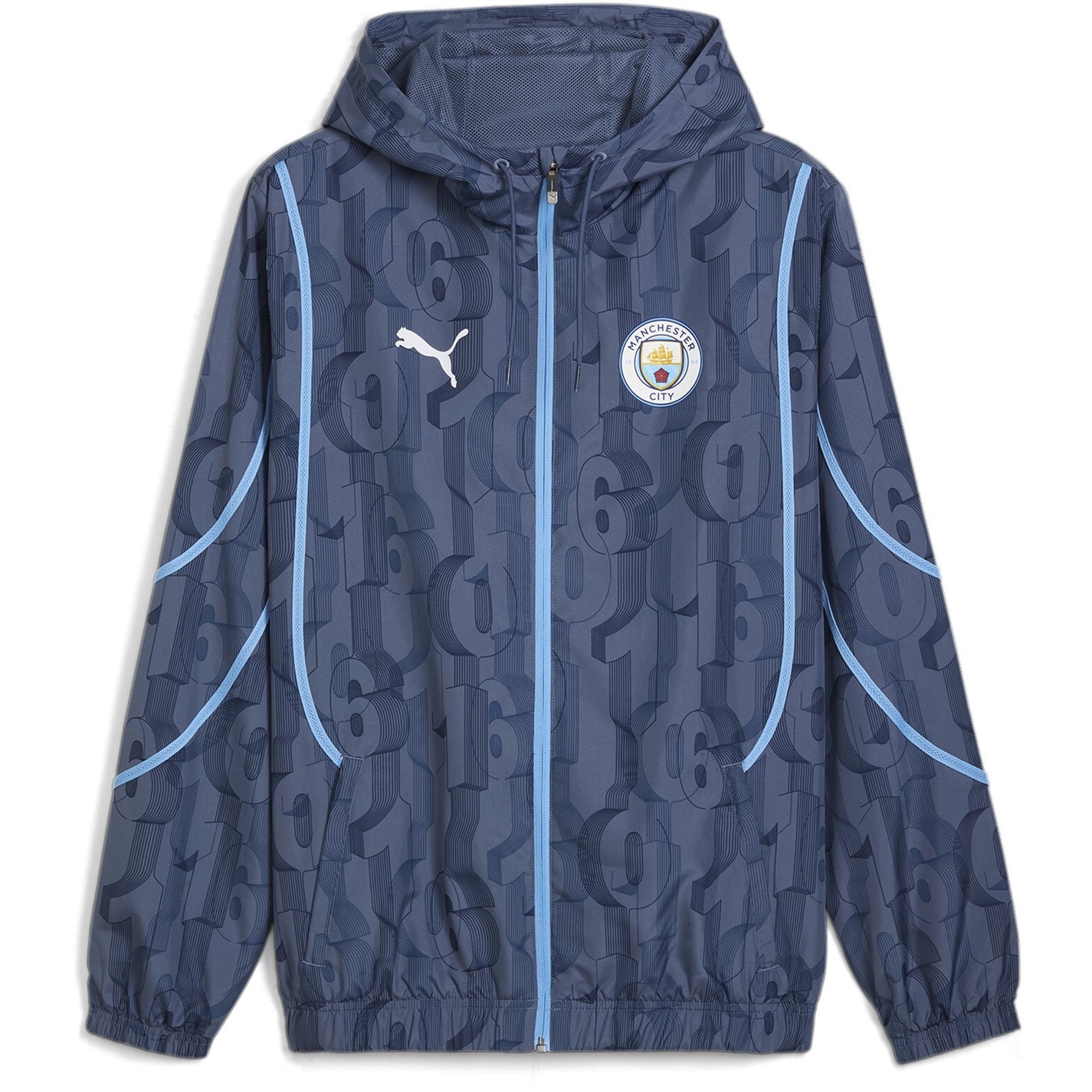 Puma Manchester City Pre Match Jacket 2024 2025 Adults