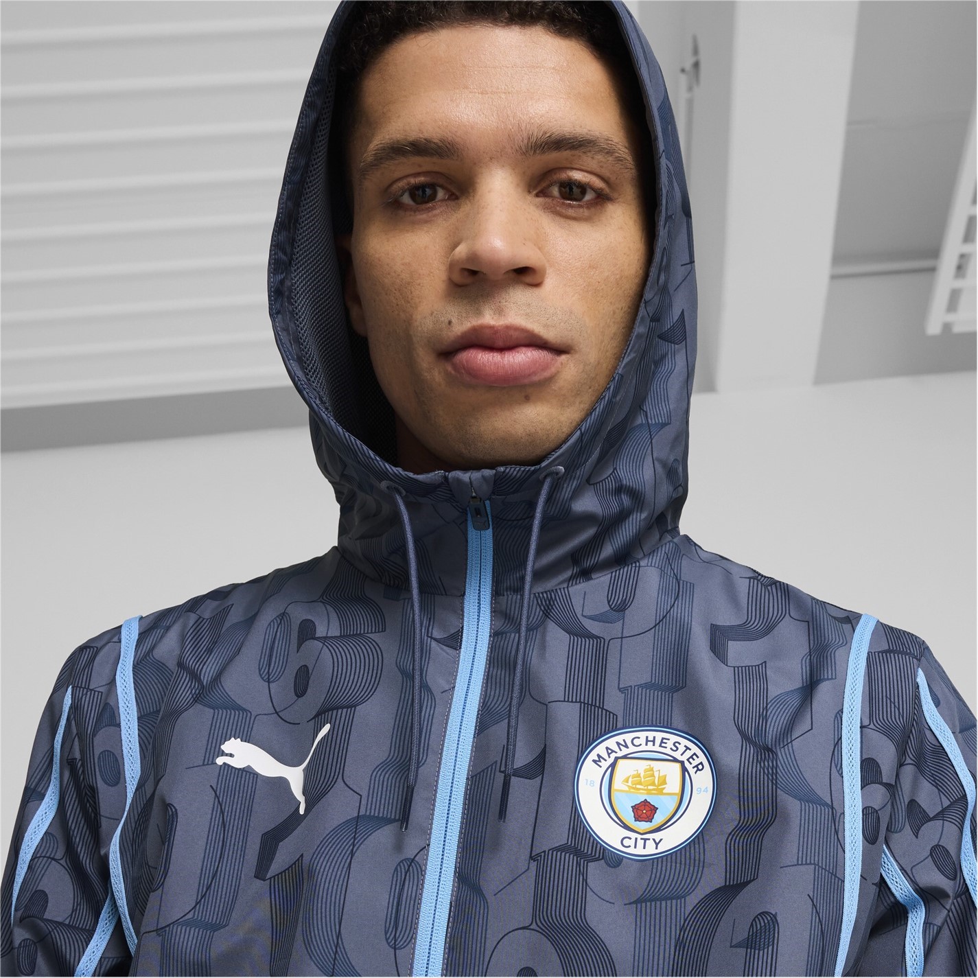 Puma Manchester City Pre Match Jacket 2024 2025 Adults