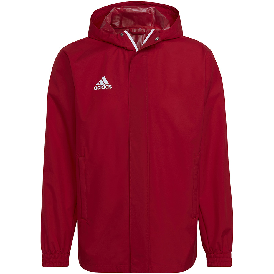 Kurtka męska adidas Entrada 22 All Weather Jacket czerwona HG6299