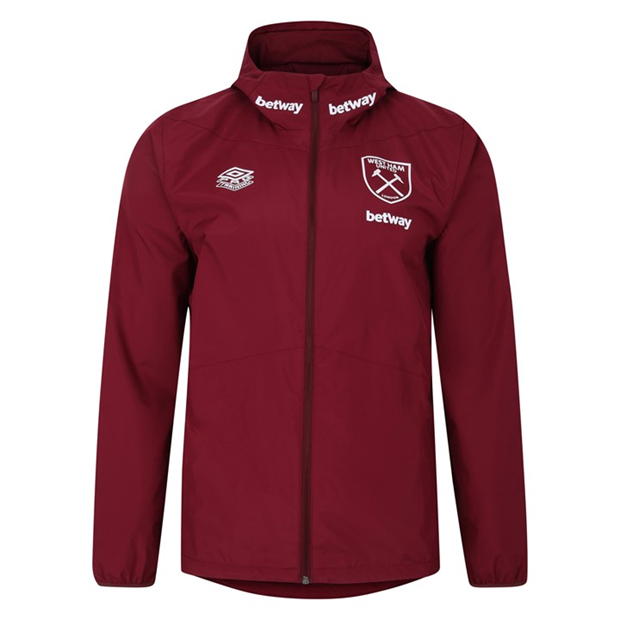 Umbro West Ham United Rain Jacket Mens