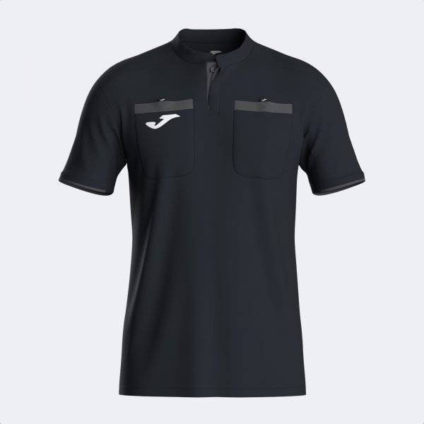 Referee Short Sleeve T-shirt Black Anthracite