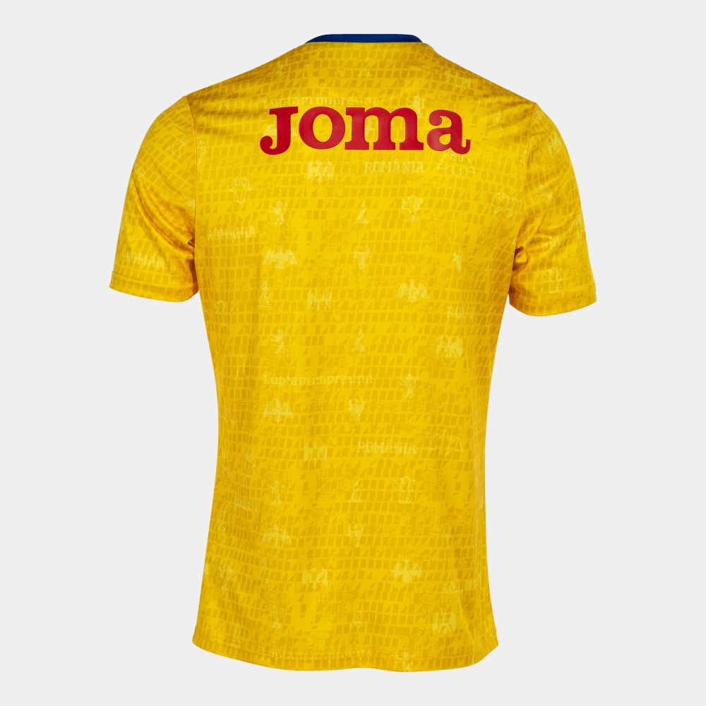 Tricou Nationala De Fotbal A Romaniei Joma Galben 2023