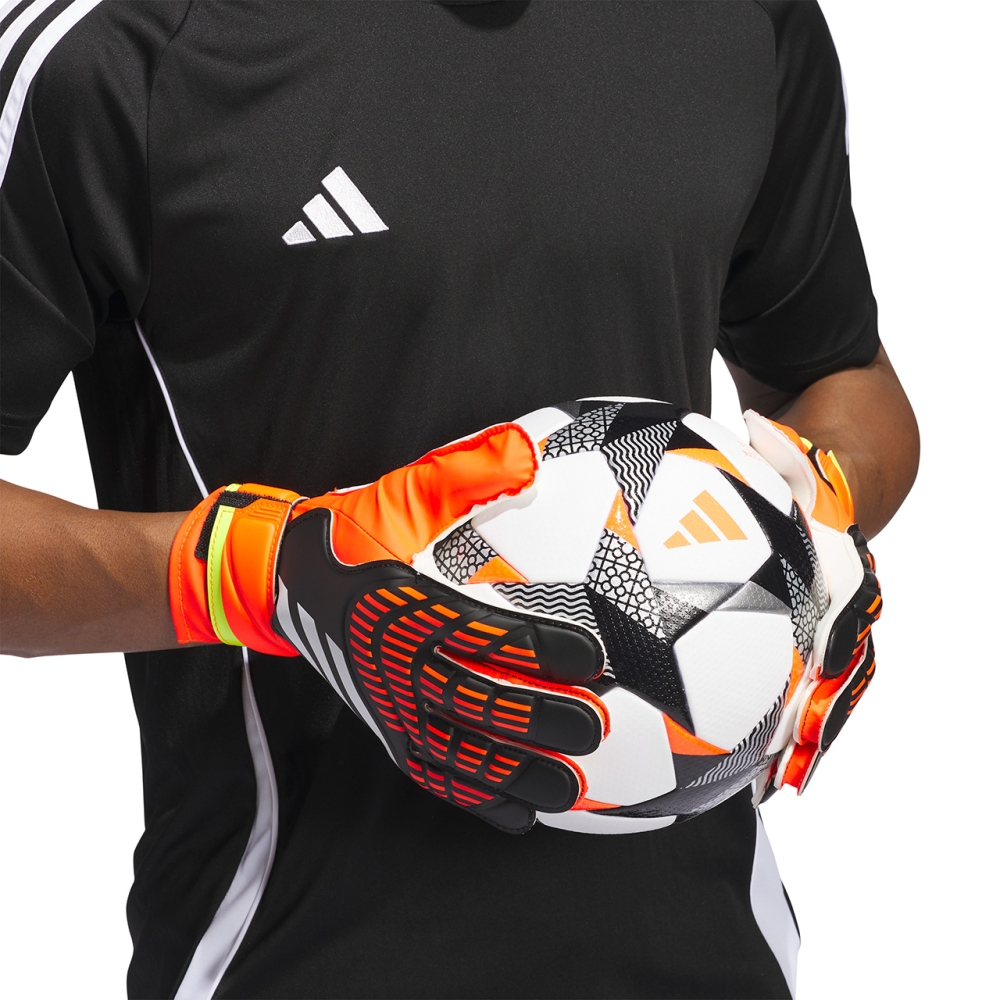 adidas Predator Training goalkeeper gloves orange and black IQ4027