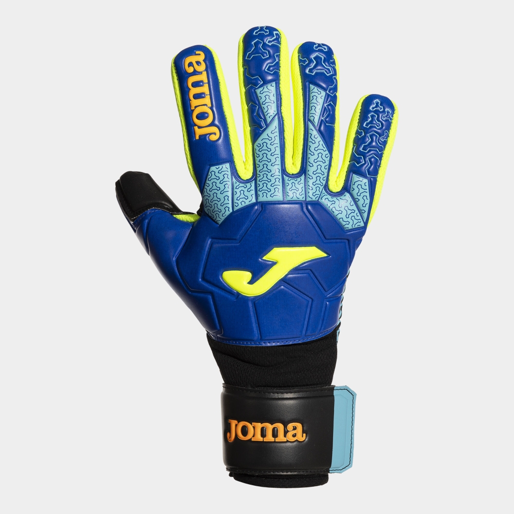 Brave Goalkeeper Gloves Royal Fluor Yellow