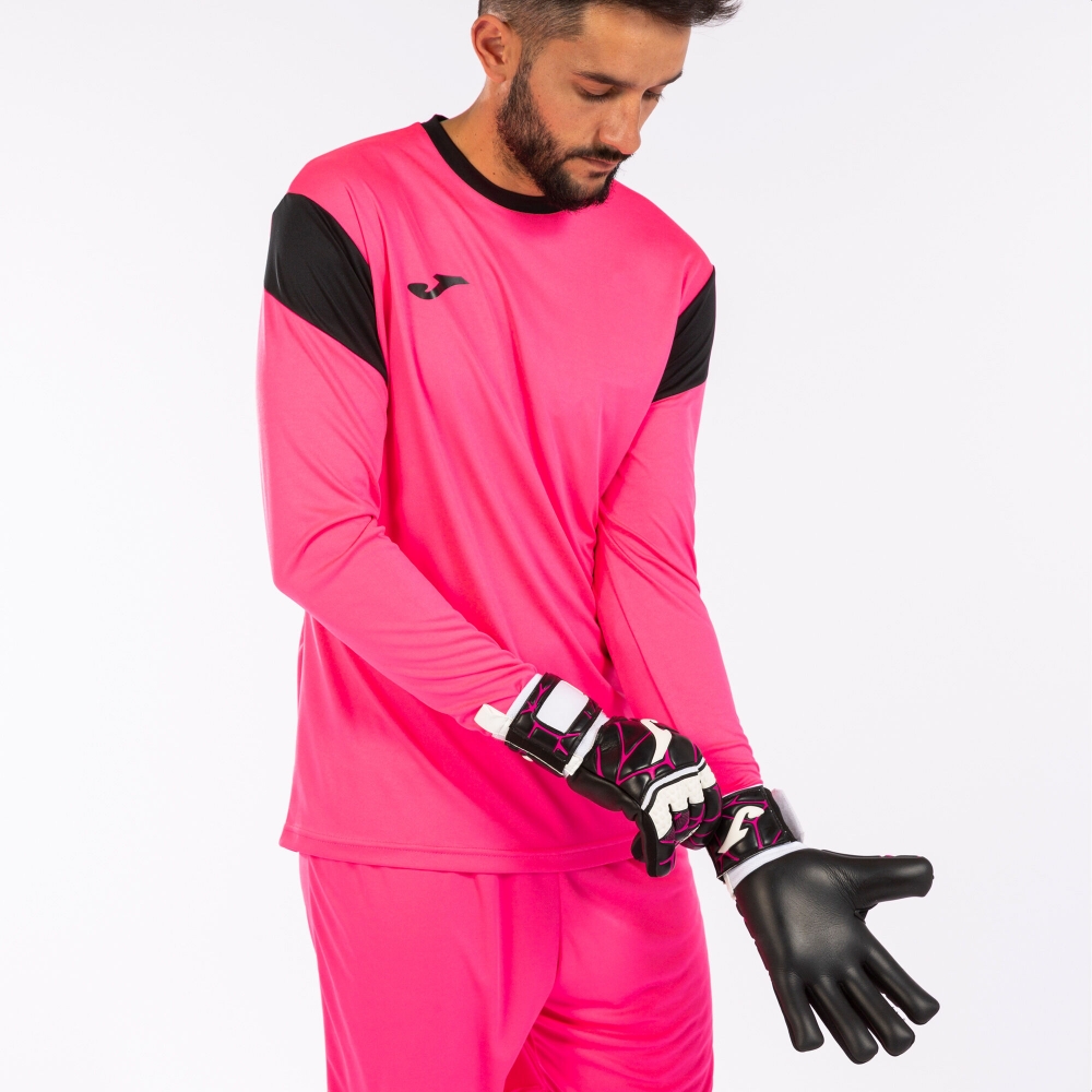 Gk- Pro Goalkeeper Gloves Black Fuchsia