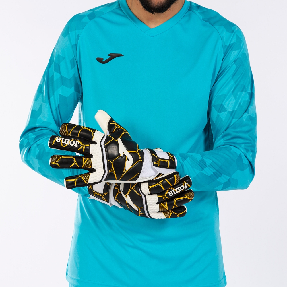 Gk- Pro Goalkeeper Gloves Black Gold