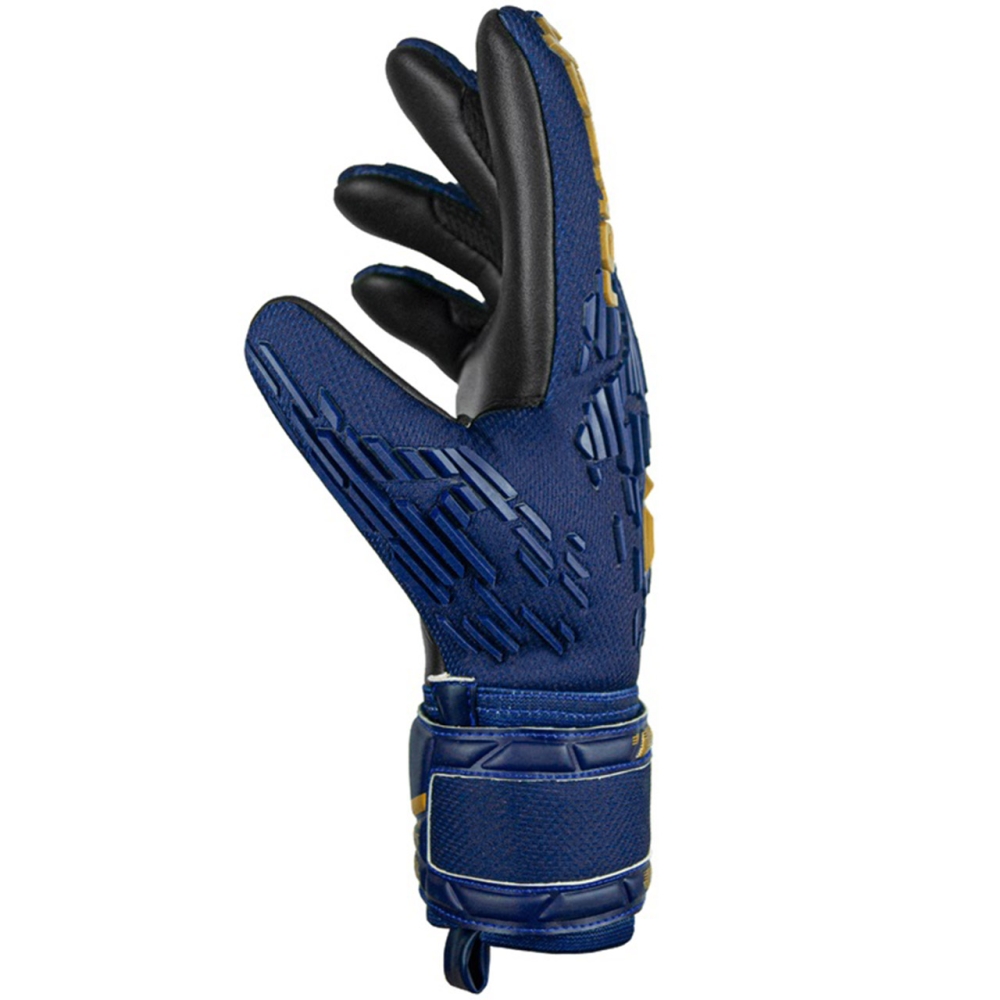 Reusch Attrakt Freegel Silver goalkeeper gloves, navy blue 5470235 4411