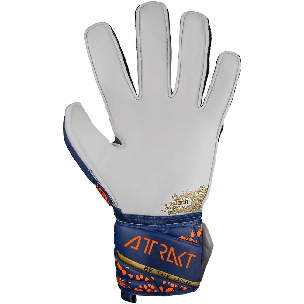 Reusch Attrakt Grip Junior goalkeeper gloves, navy blue 5472815 4410