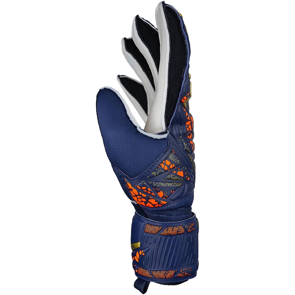 Reusch Attrakt Grip Junior goalkeeper gloves, navy blue 5472815 4410