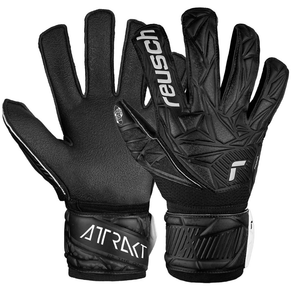 Reusch Attrakt Resist goalkeeper gloves black 5470615 7700