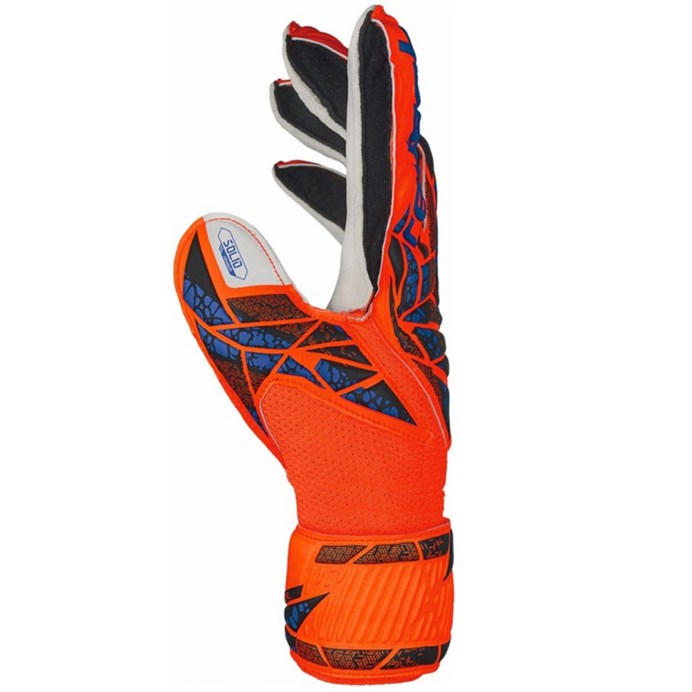 Reusch Attrakt Solid Finger Support Junior goalkeeper gloves orange 5472510 2210