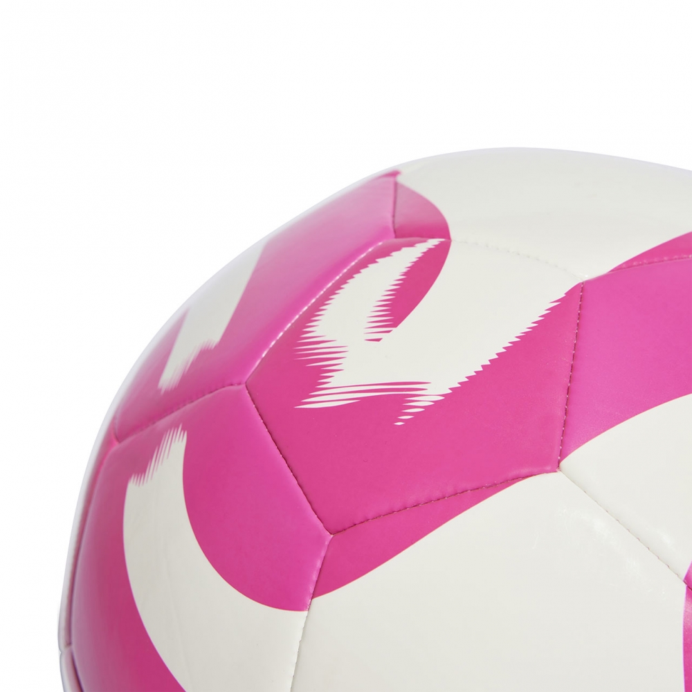 Soccer ball. on adidas Tiro Club white and pink HZ6913