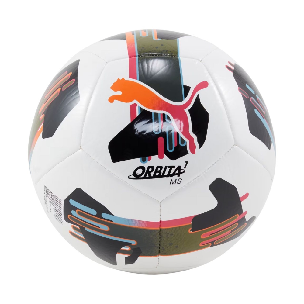 Football Puma Orbita 7 MS white-black-orange 84475 01