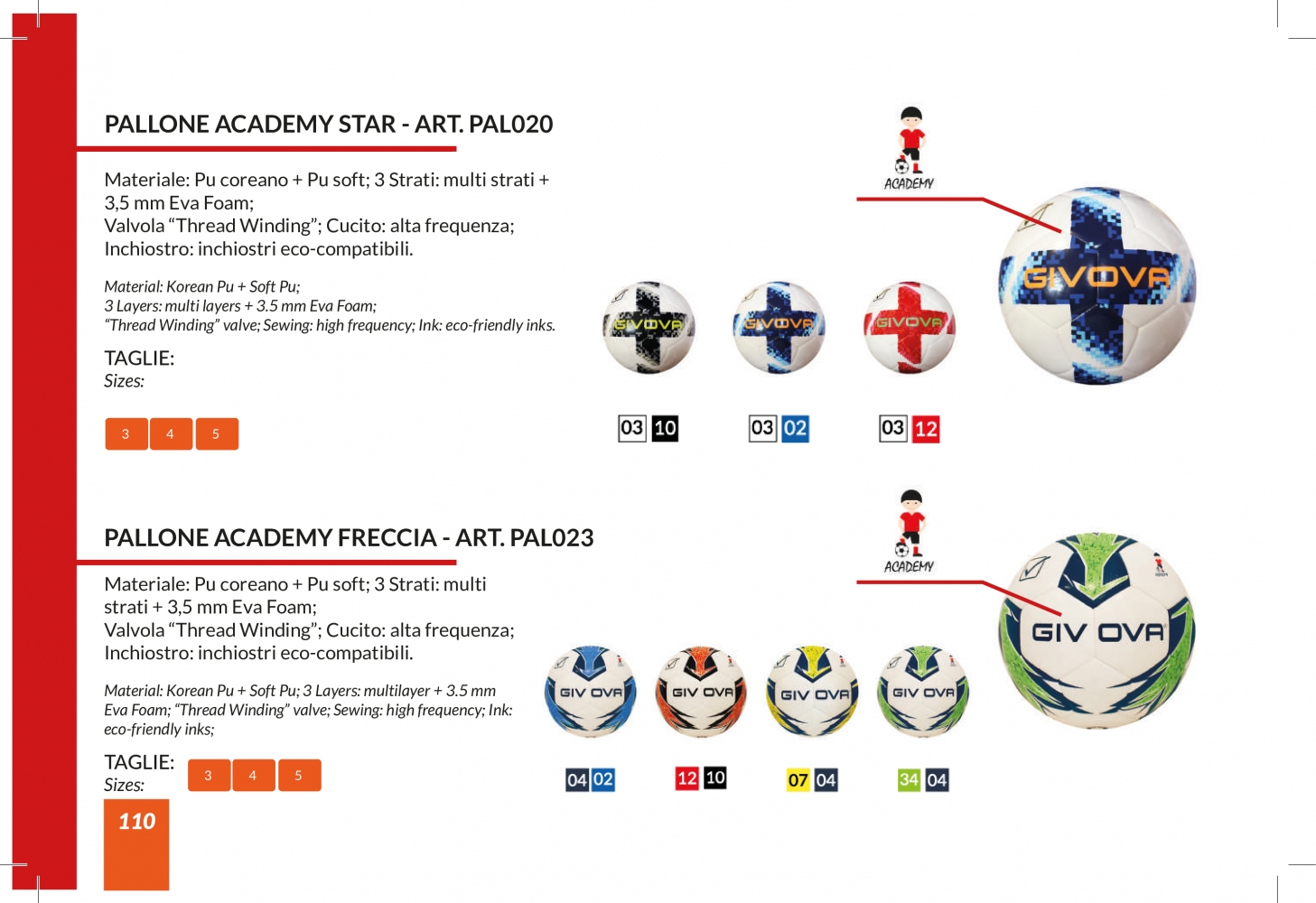 PALLONE ACADEMY FRECCIA