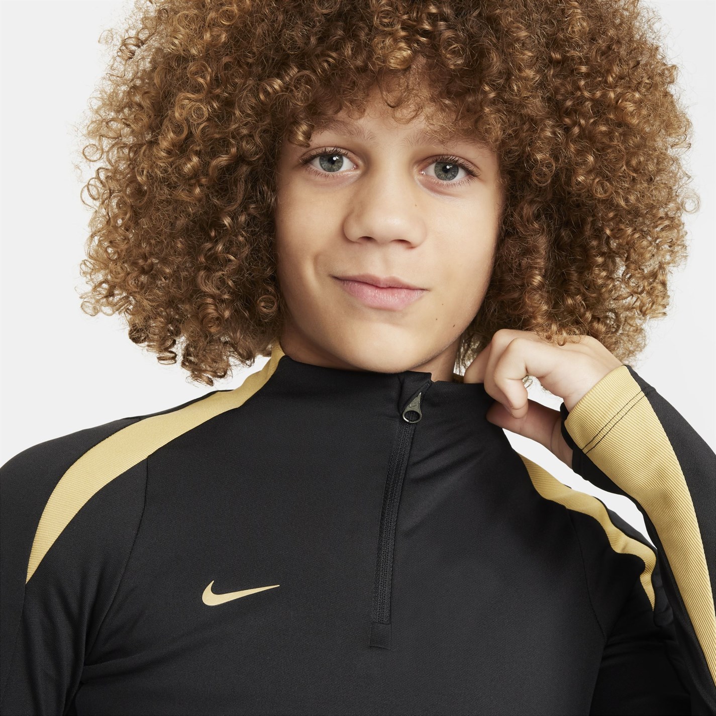 Nike Dri-FIT Strike 24 Drill Top Big Kids Soccer Long-Sleeve (Stock)