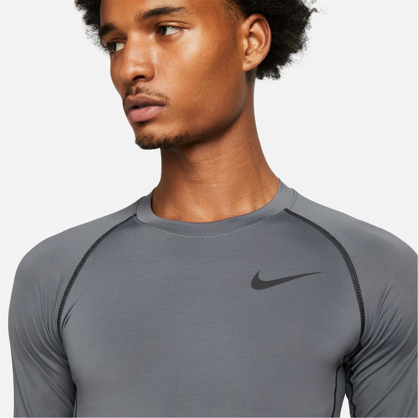 Nike Pro Dri-FIT Mens Tight Fit Long-Sleeve Top