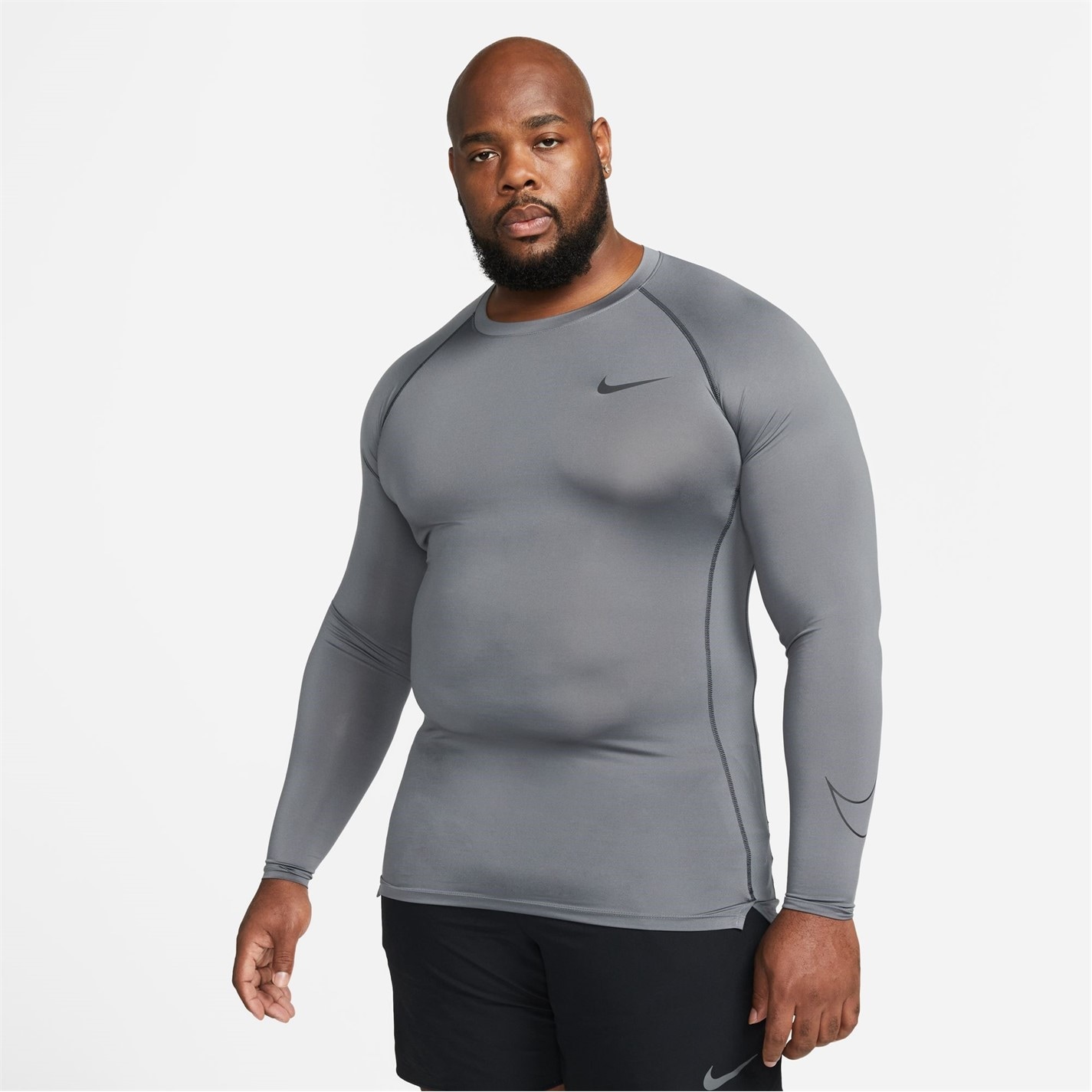 Nike Pro Dri-FIT Mens Tight Fit Long-Sleeve Top