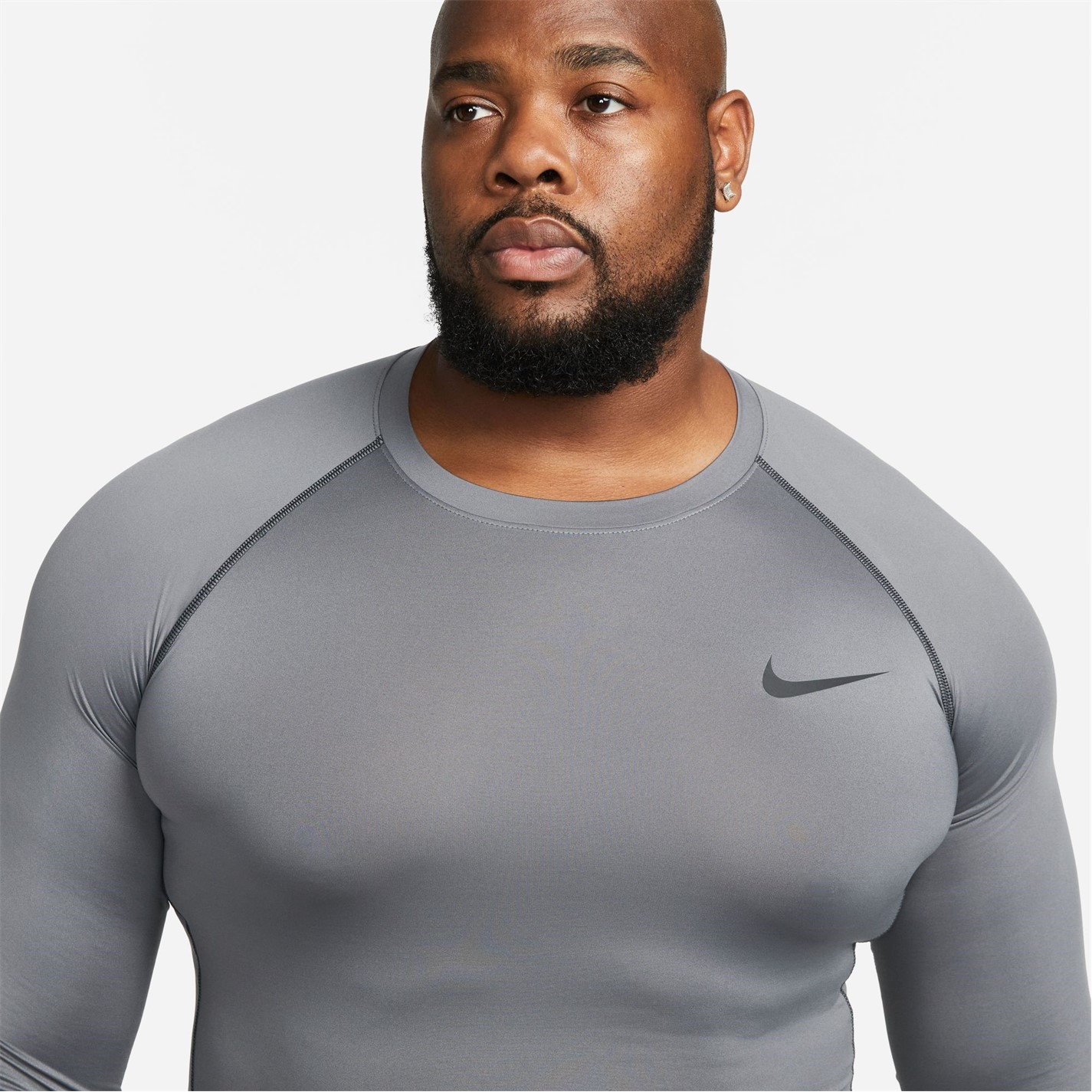 Nike Pro Dri-FIT Mens Tight Fit Long-Sleeve Top