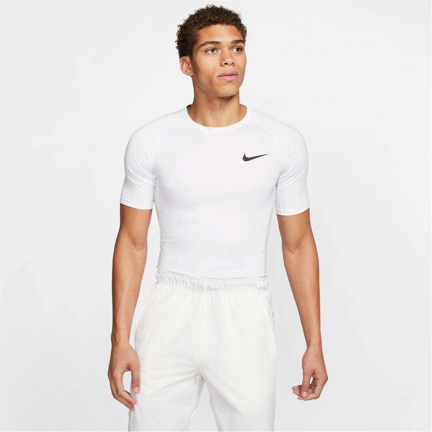 Nike Pro Mens Tight Fit Short-Sleeve Top