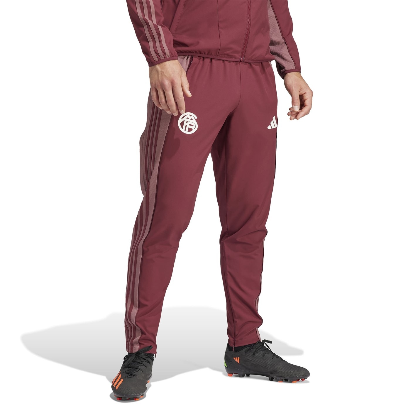 adidas Bayern Munich Anthem Tracksuit Bottoms Adults