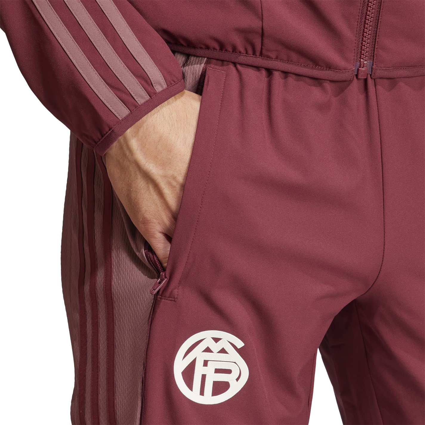 adidas Bayern Munich Anthem Tracksuit Bottoms Adults