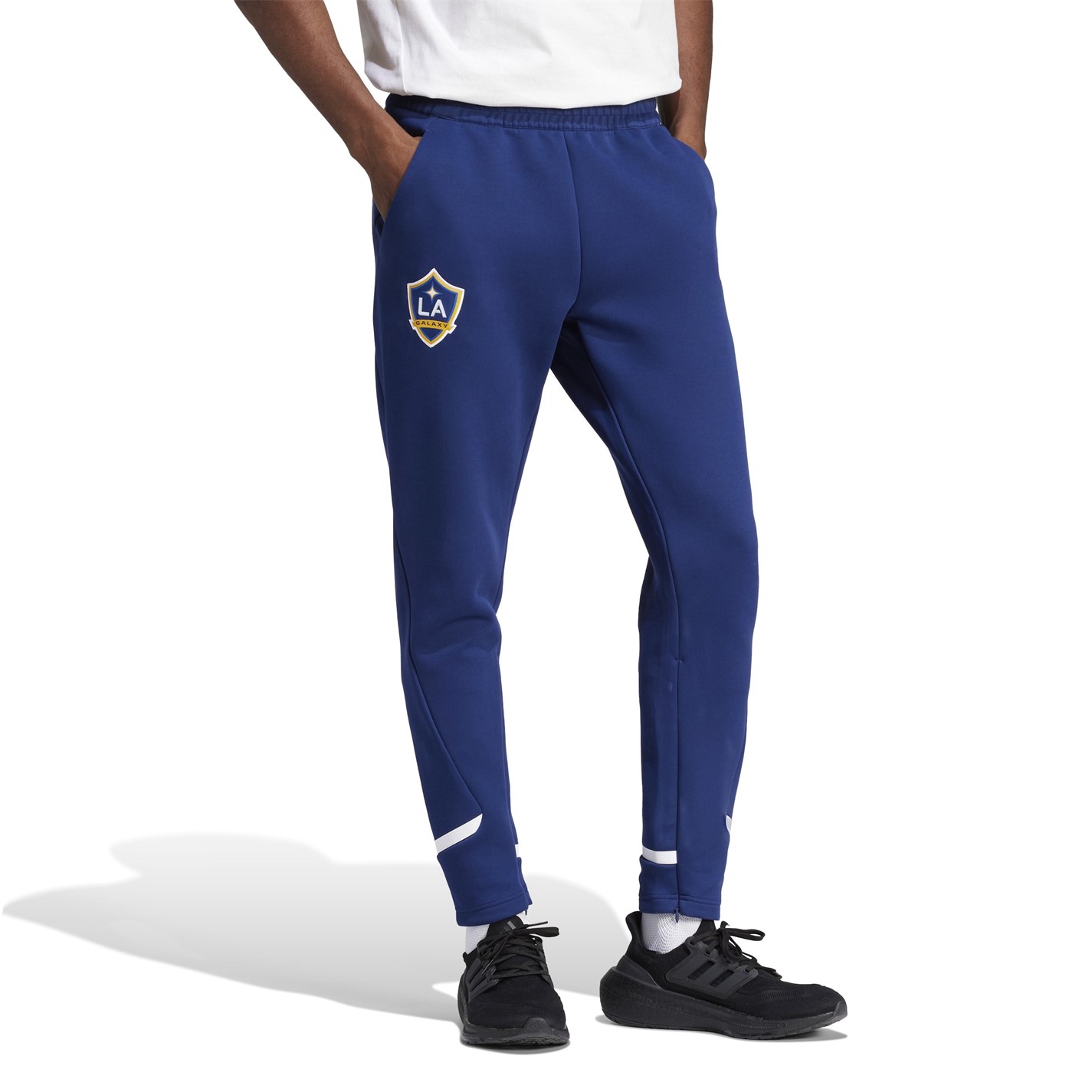 adidas LA Galaxy Designed for Gameday Tracksuit Bottoms Adults