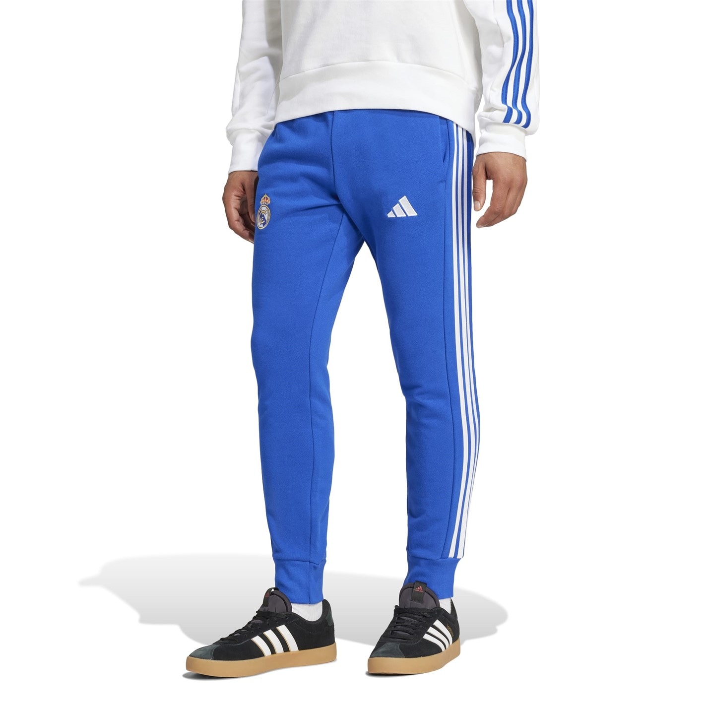 adidas Real Madrid DNA Tracksuit Bottoms 2024 2025 Adults