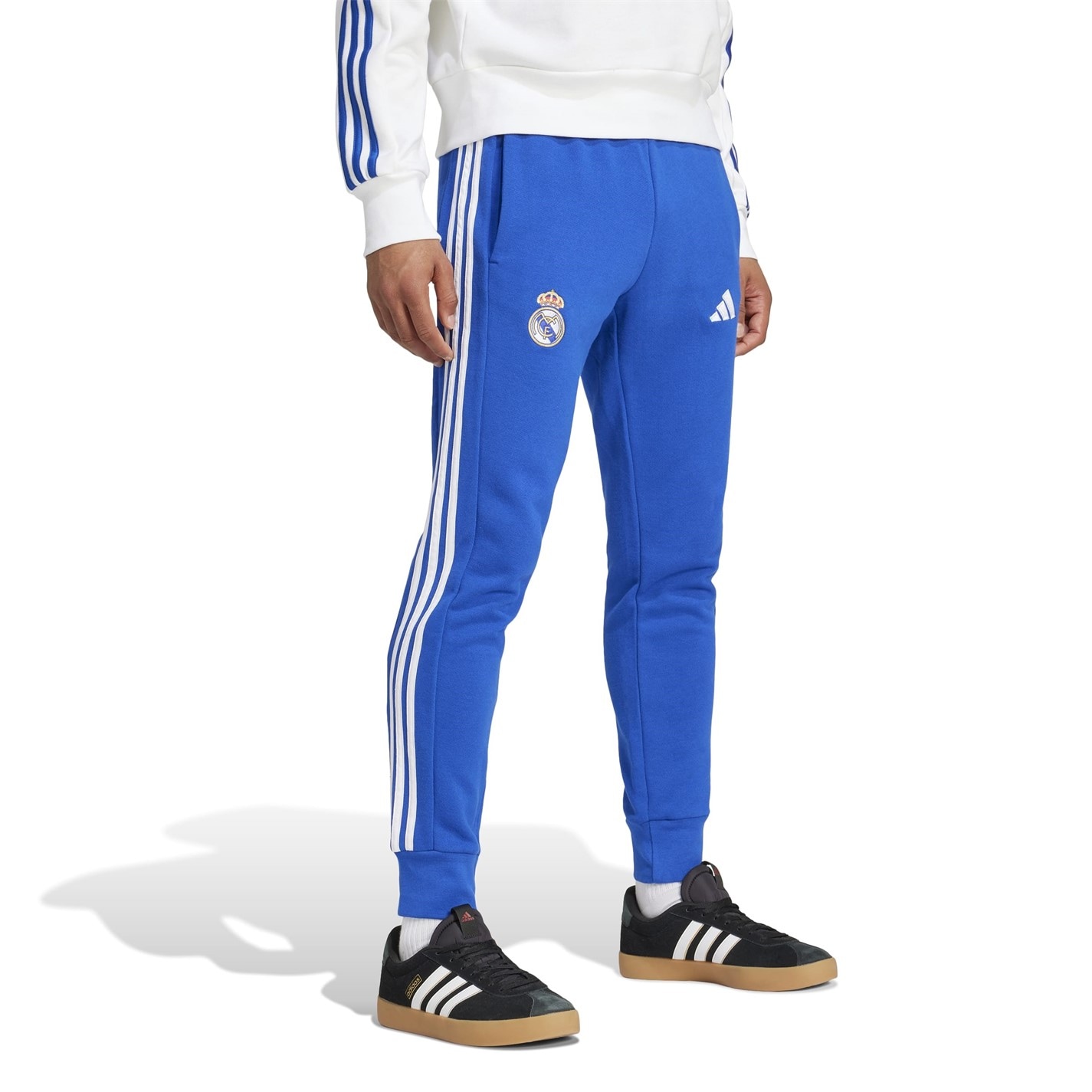 adidas Real Madrid DNA Tracksuit Bottoms 2024 2025 Adults