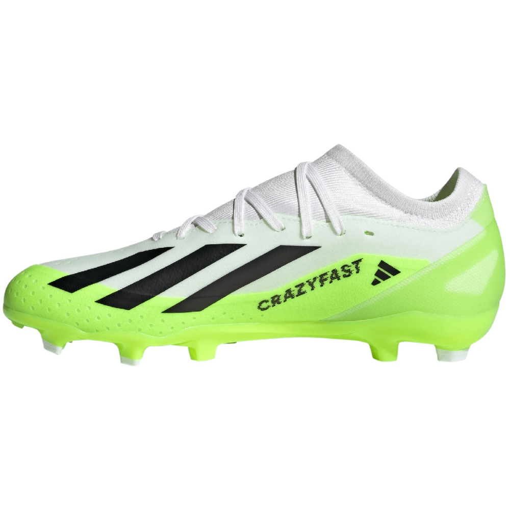 Pantofi de fotbal adidas X Crazyfast.3 FG alb-verde HQ4534