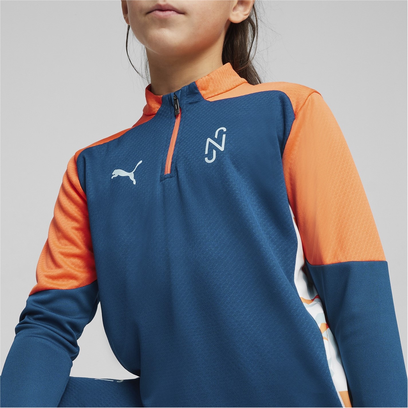 Puma JR Creativity quarter Zip Top Jr