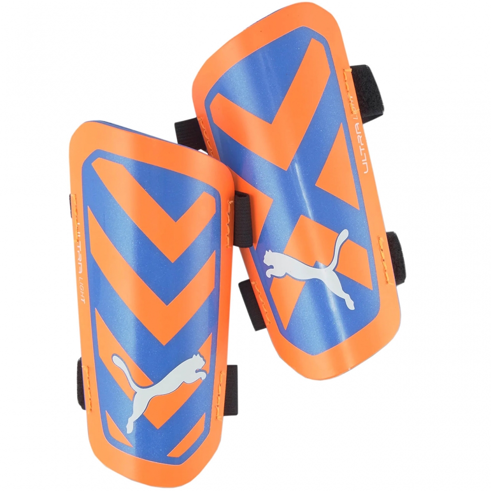 Puma ULTRA Light Strap football pads orange-blue 30875 01