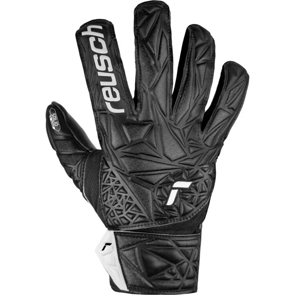 Reusch Attrakt Staster Solid Finger Support Junior goalke m?nu?i negre 5472511 7700