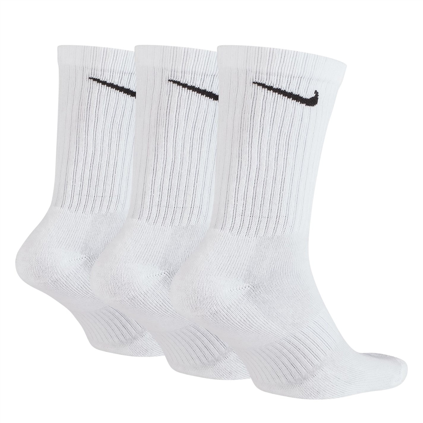 Nike Everyday 3 Pack Cotton Cushioned Crew Socks Mens