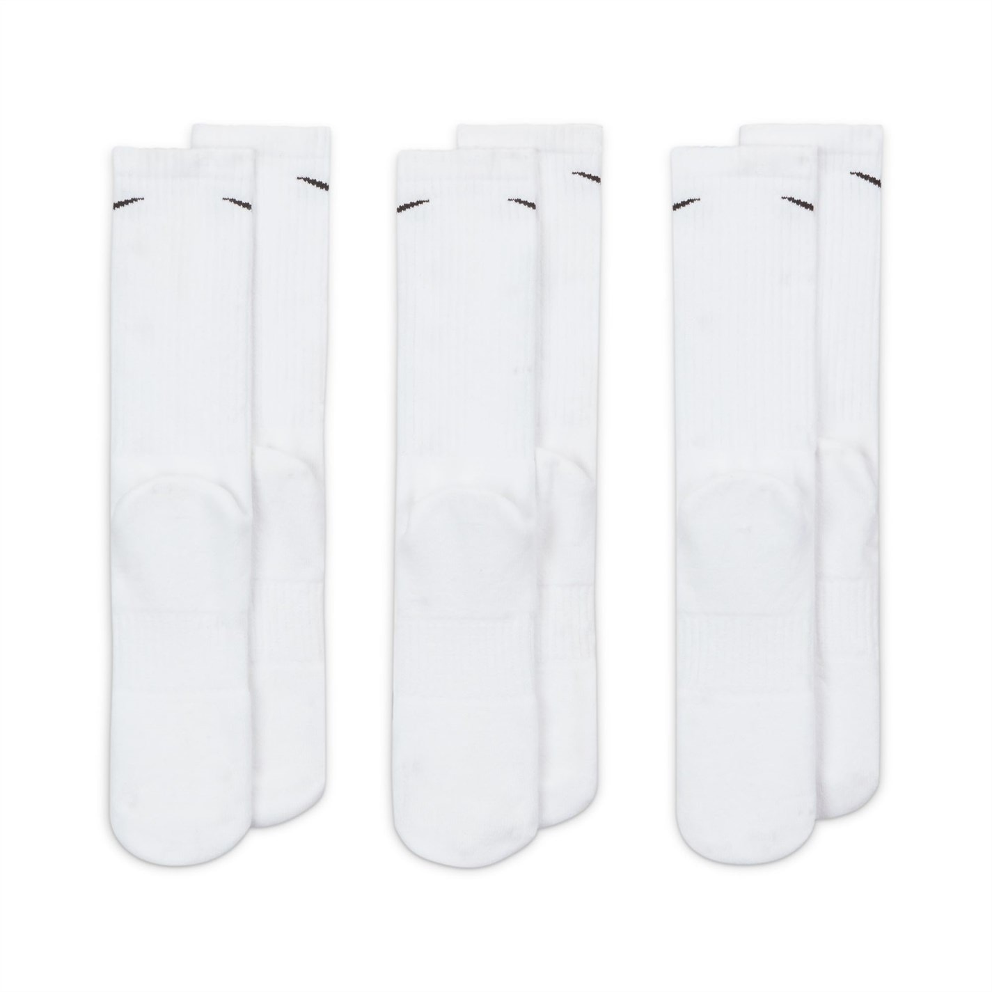 Nike Everyday 3 Pack Cotton Cushioned Crew Socks Mens