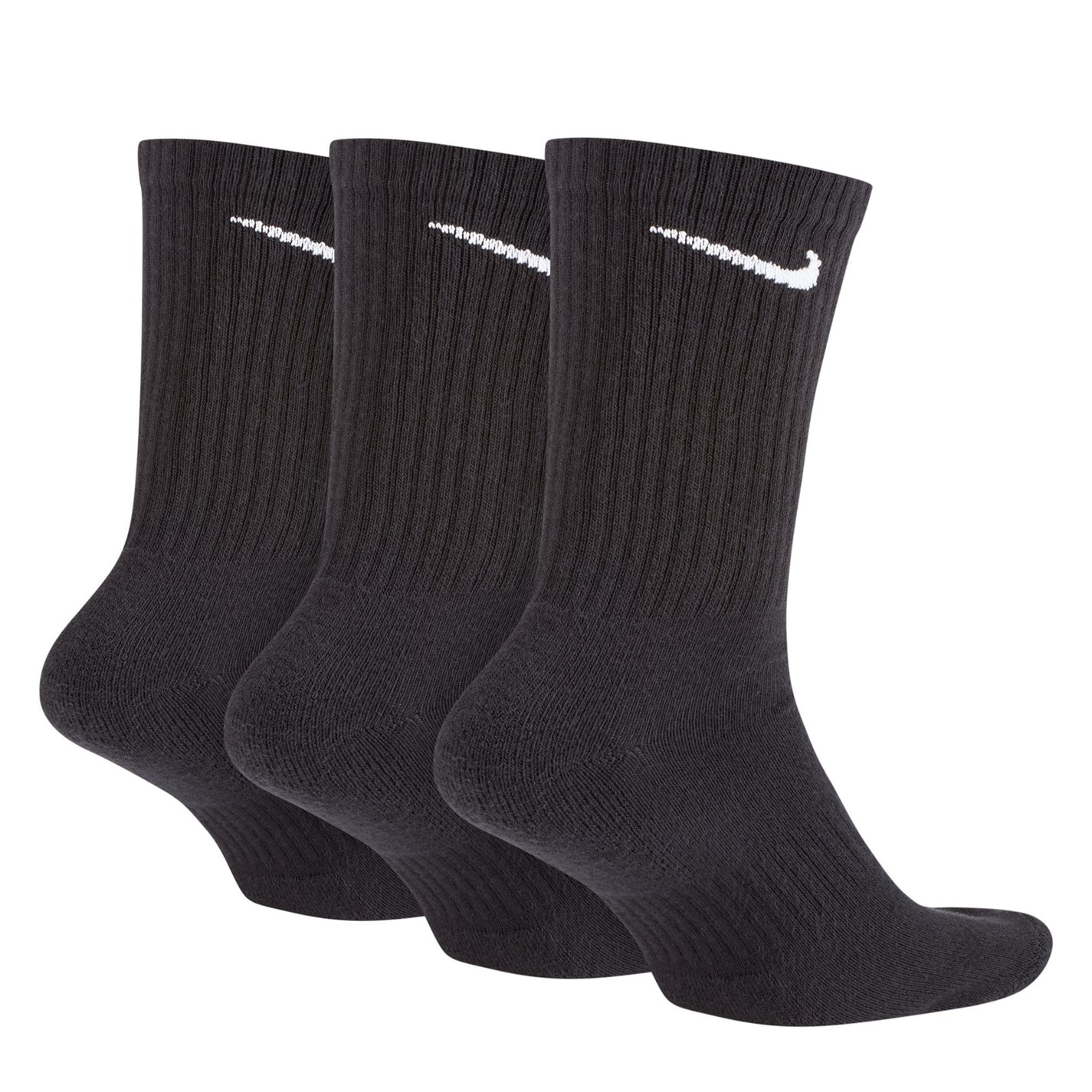 Nike Everyday 3 Pack Cotton Cushioned Crew Socks Mens