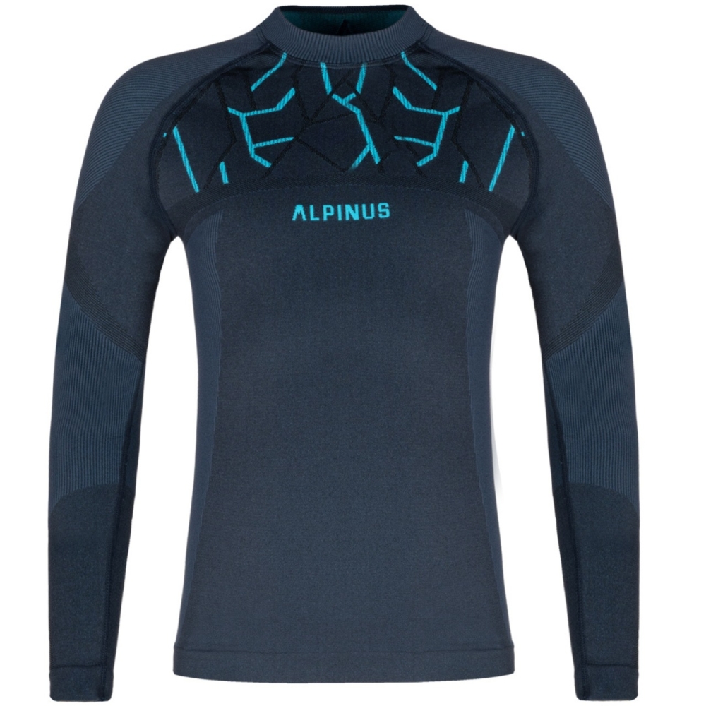 Boys' thermal underwear Alpinus Tactical Gausdal Set graphite-blue SI8922