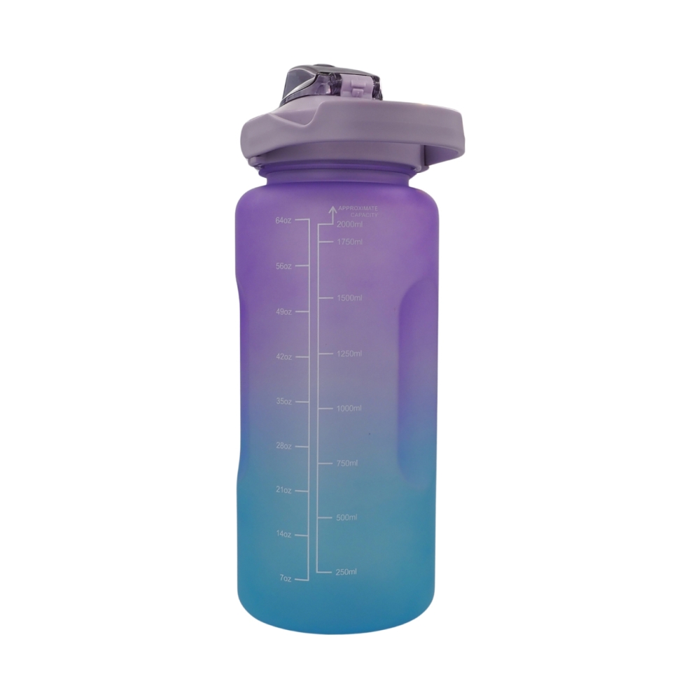 Cerex 2L water bottle purple-blue Mat-T-083