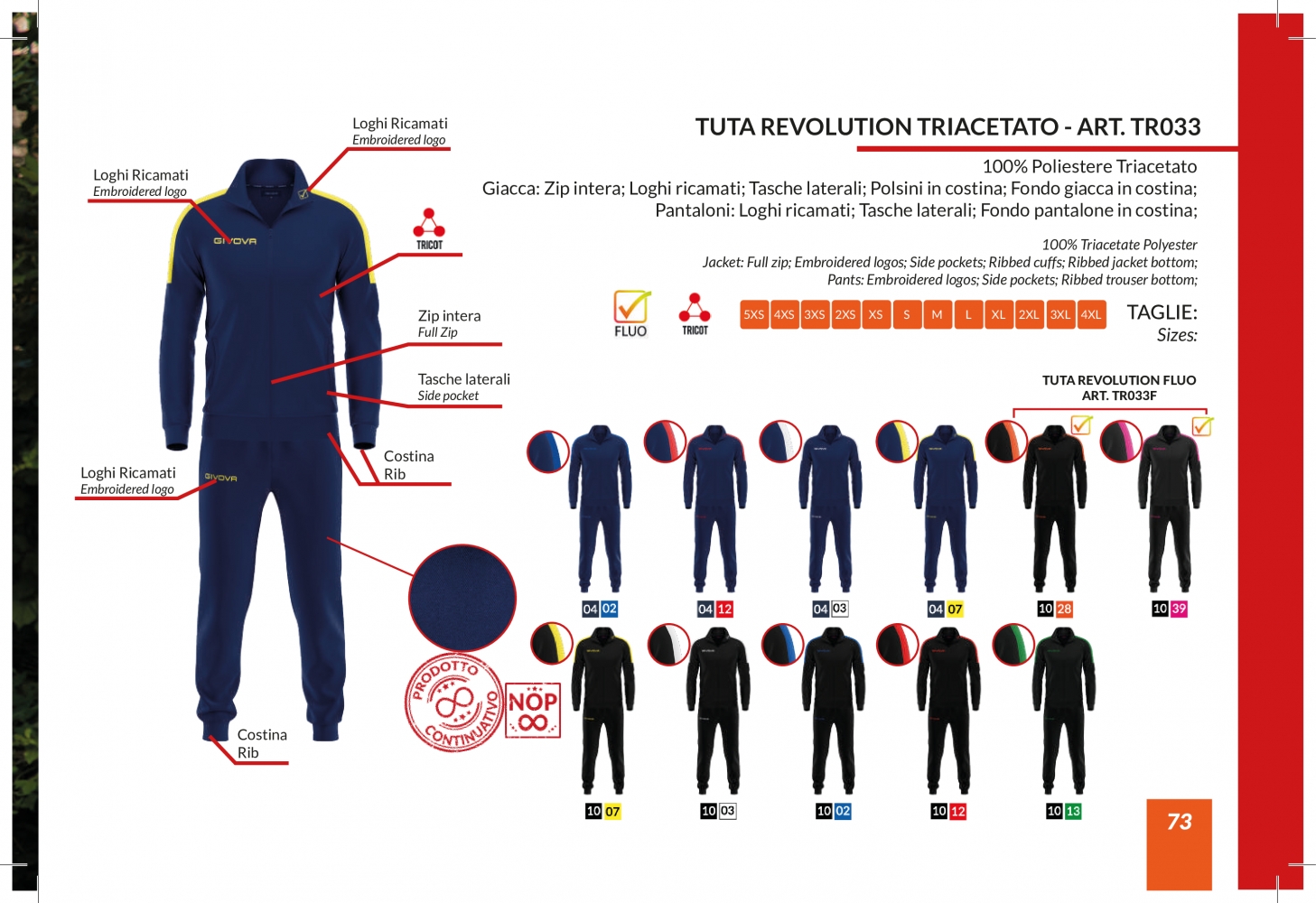 TUTA REVOLUTION FLUO TRIACETATO