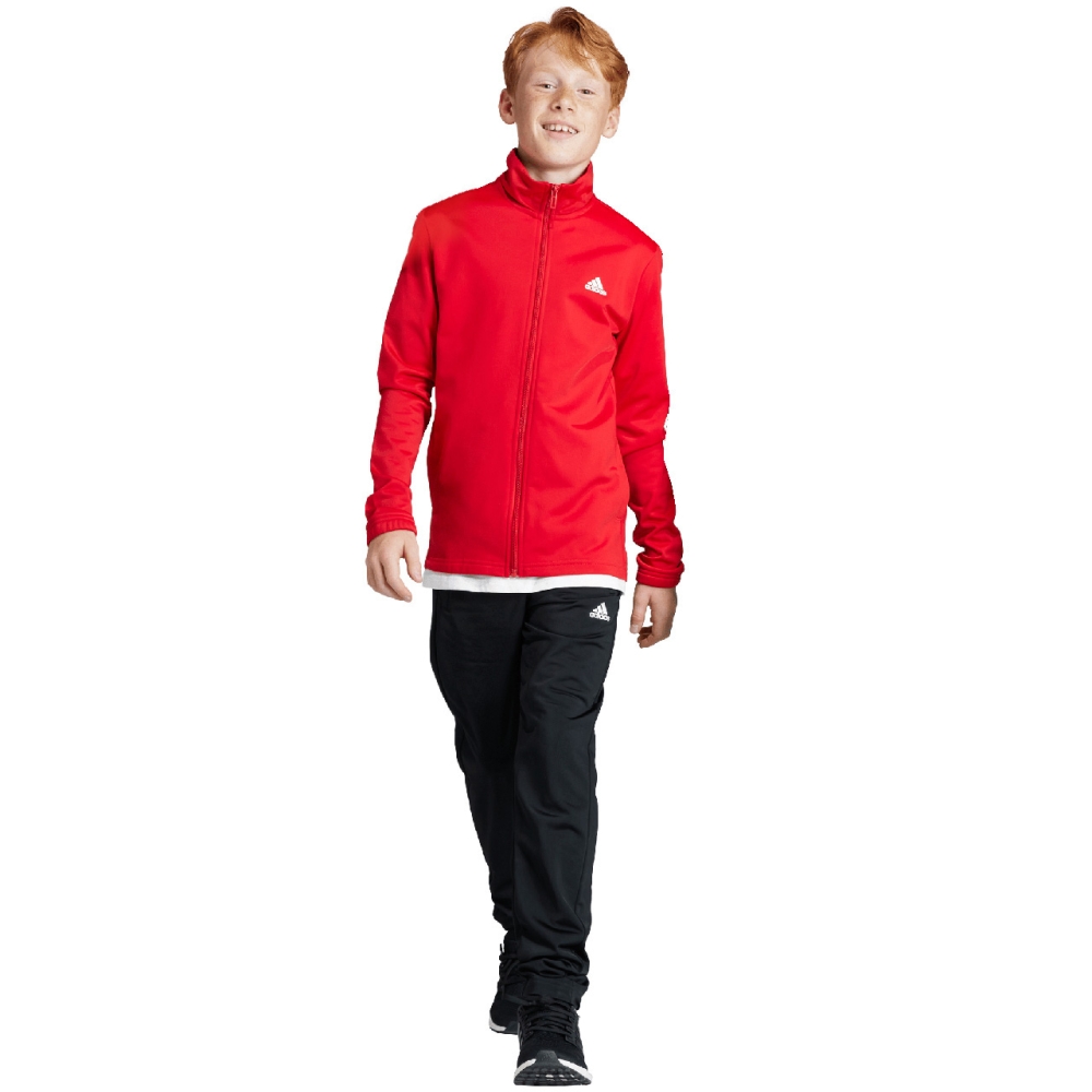 Children's tracksuit adidas Essentials Big Logo Track Suit red-black IJ6305