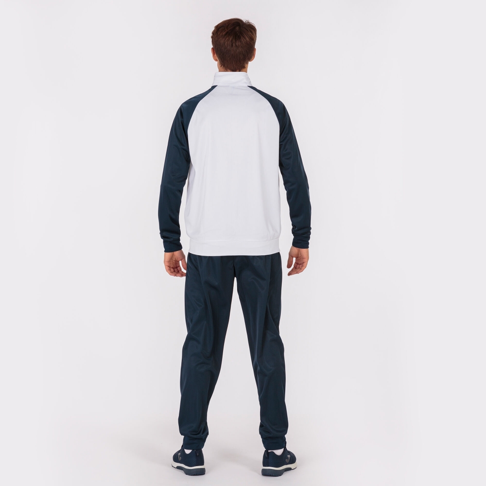 Academy Iv Tracksuit White Navy