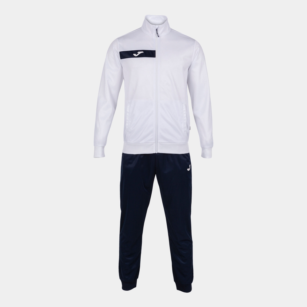 Columbus Tracksuit White Navy