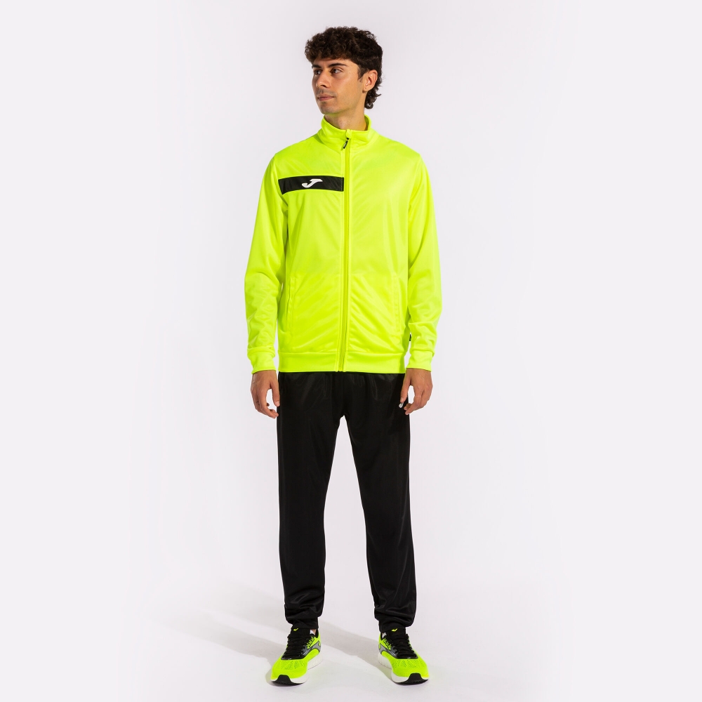 Columbus Tracksuit Fluor Yellow Black