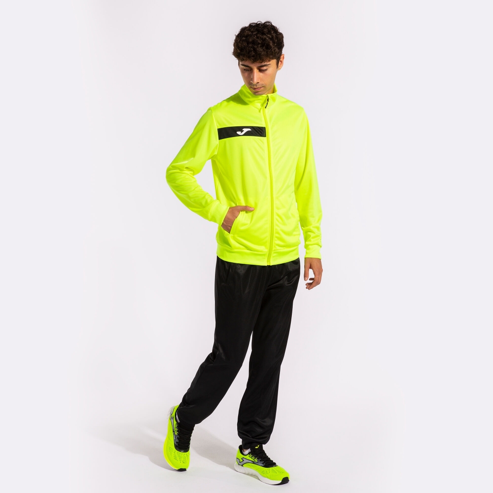 Columbus Tracksuit Fluor Yellow Black