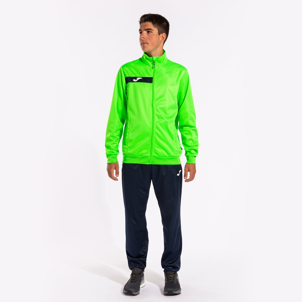 Columbus Tracksuit Fluor Green Navy