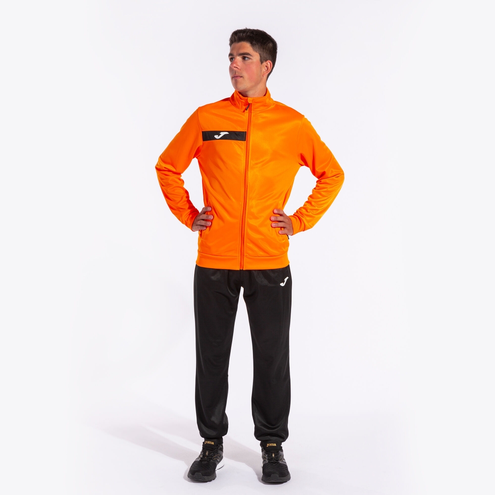 Columbus Tracksuit Orange Black