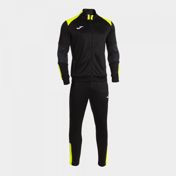 Danubio Tracksuit Black Fluor Yellow