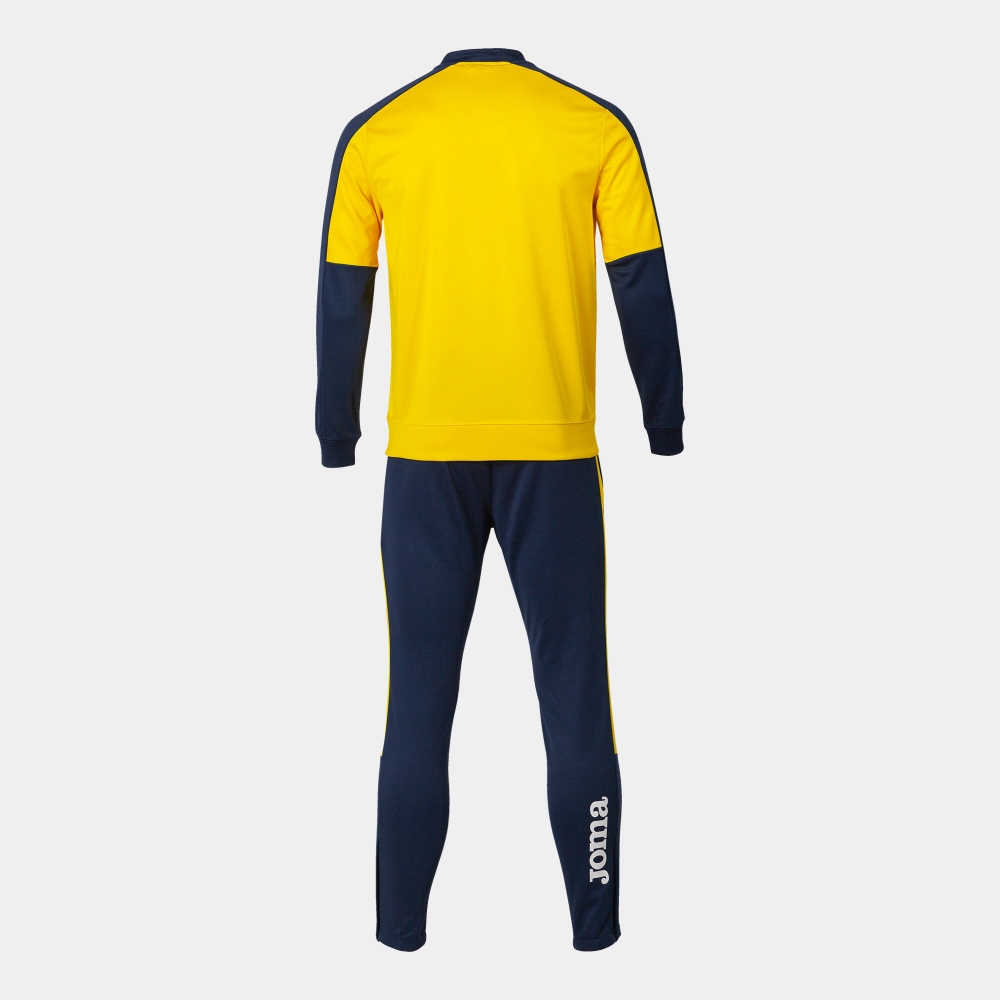 Eco Championship Tracksuit Yellow Navy